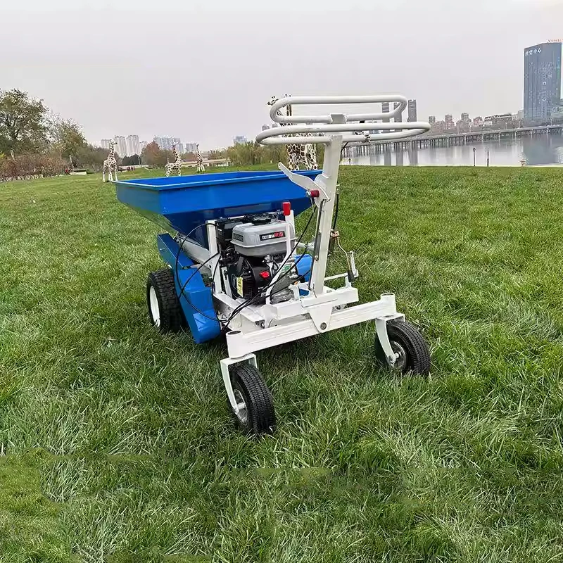 HT400 Self-propelled Fertilizer Spreader, Fertilizer and Seeder Combination, Walk-behind Lawn Fertilizer Spreader  (Customized)