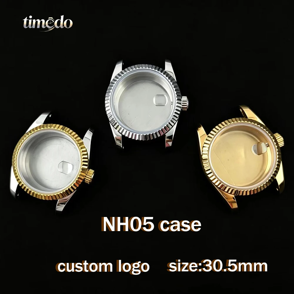 ladies'-nh05-case-stainless-steel-305mm-custom-logo-automatic-watch-suitable-for-nh05-movement-watch-accessories