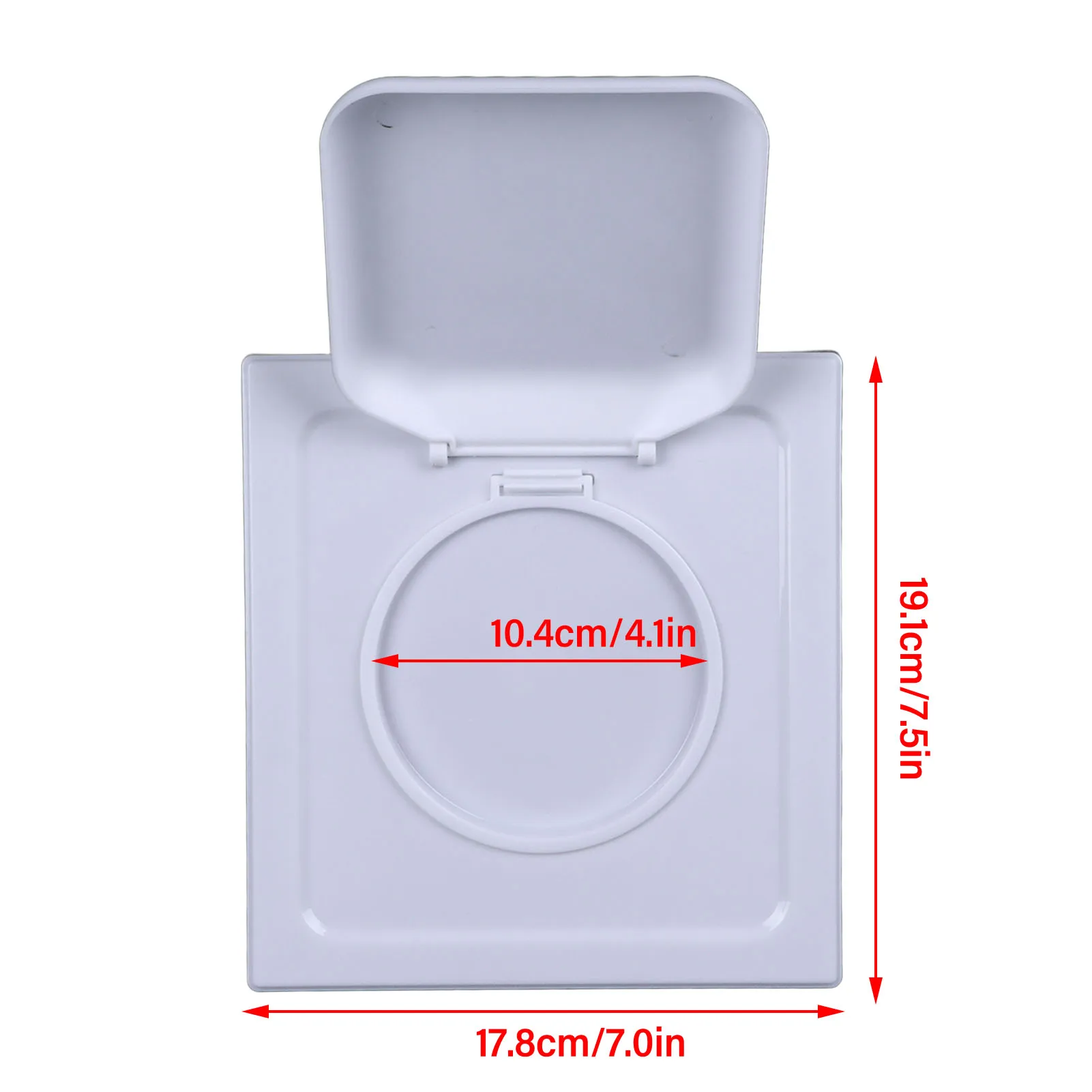 غطاء تنفيس عادم ببابين ، مجفف خارجي محكم الغلق من البلاستيك ، 4 مسامير ، أنابيب بوصة ، المنزل