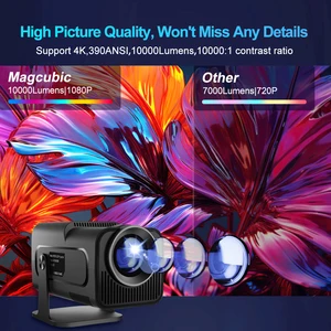 Magcubic 4K Android 11 Native Projector 1080p 390Ansi Hy320 Dual Wifi6 BT5.0 1920*1080p Cinema Updated Portable Projector HY300 8 Main Sales Projector 1080p - №8
