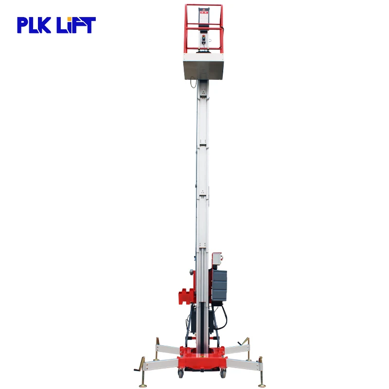 4m 6m 7m 8m 10m 11m อุปกรณ์ยกอลูมิเนียมอัลลอยด์แพลตฟอร์มการทํางาน Lift