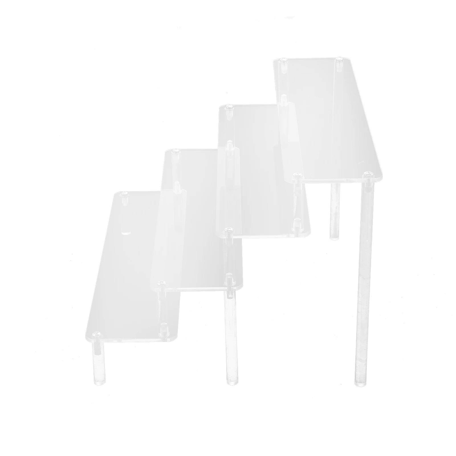 

Acrylic Storage Rack 4 tier Jewelry Display ganizer Multi layer Shelf Holder for Office Use Desktop Tidy Acrylic