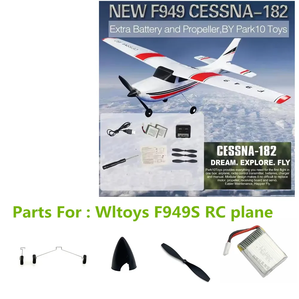 F949S Battery 3.7v 500mAh Wltoys F949S Landing Gear Wltoys F949S Original Spare Parts
