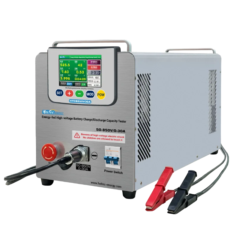 High-Voltage Battery Tester 50V-850V 30A Charge-Discharge Lithium Battery Tester Analyzer LFP/NCM Battery Pack Capacity Tester