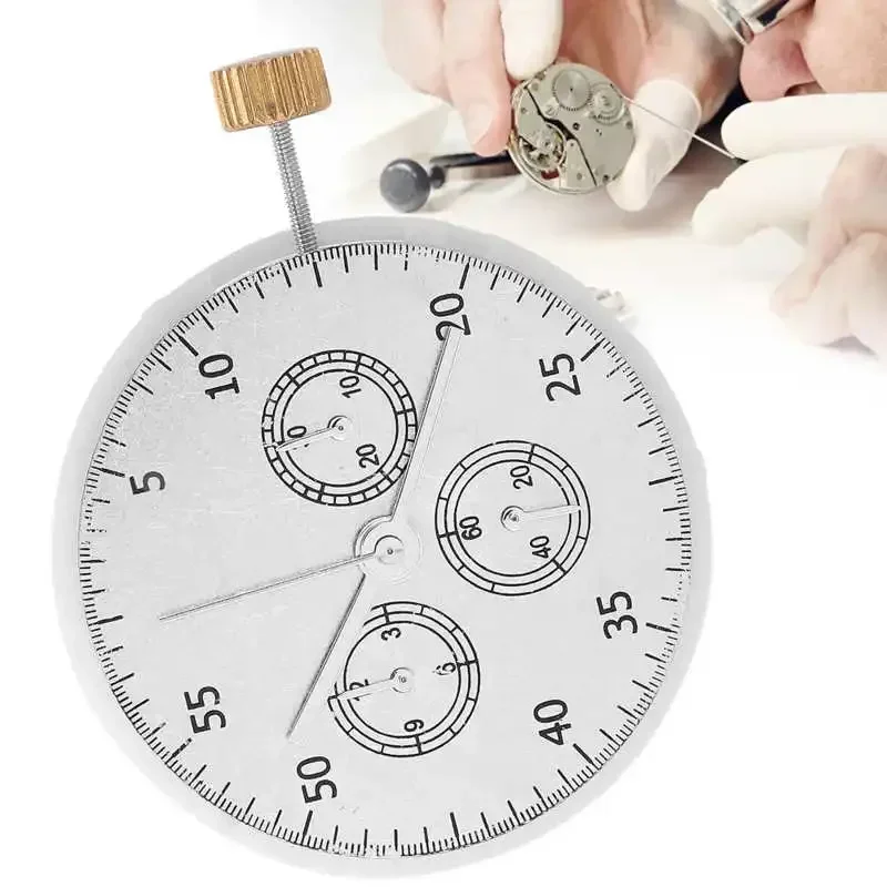 

Durable 7750 Watch Movement Metal Mechanical Replacement Wristwatch Movement Accessory Without Calendar Watch Repair Accessory