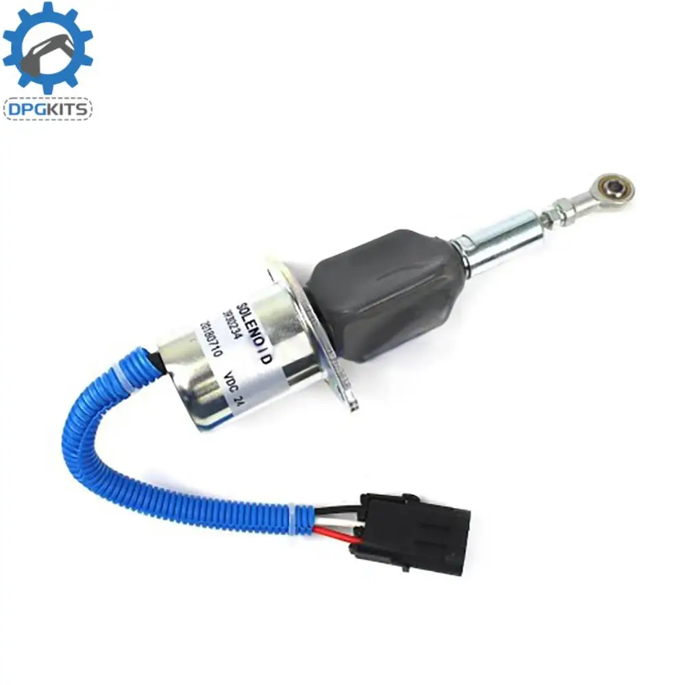 

1PC 3930234 SA-4335-24 24V Excavator Fuel Shutdown Solenoid For Volvo EC290 Stop Solenoid With 3 Months Warranty