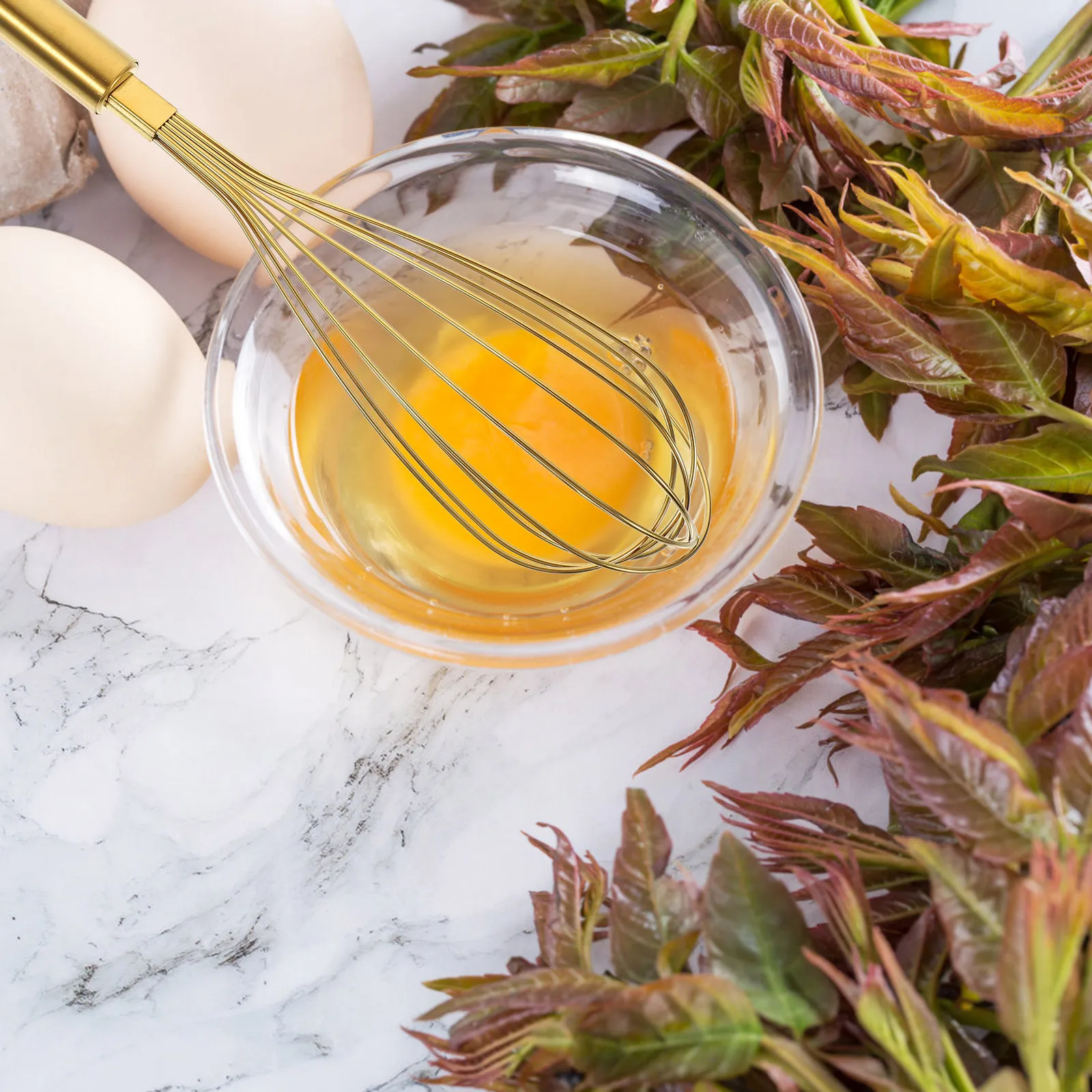 

Metal Wire Stainless Steel Egg Whisk Large Kitchen Mixing Wire Beater Manual Handheld Egg Mixer Whisk Kitchen Cooking Tools