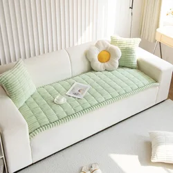 New Sales Thicken Plush Sofa Slipcover Universal Non-slip Super Soft Sofa Towel Winter Corduroy Couch Cushion For Living Room