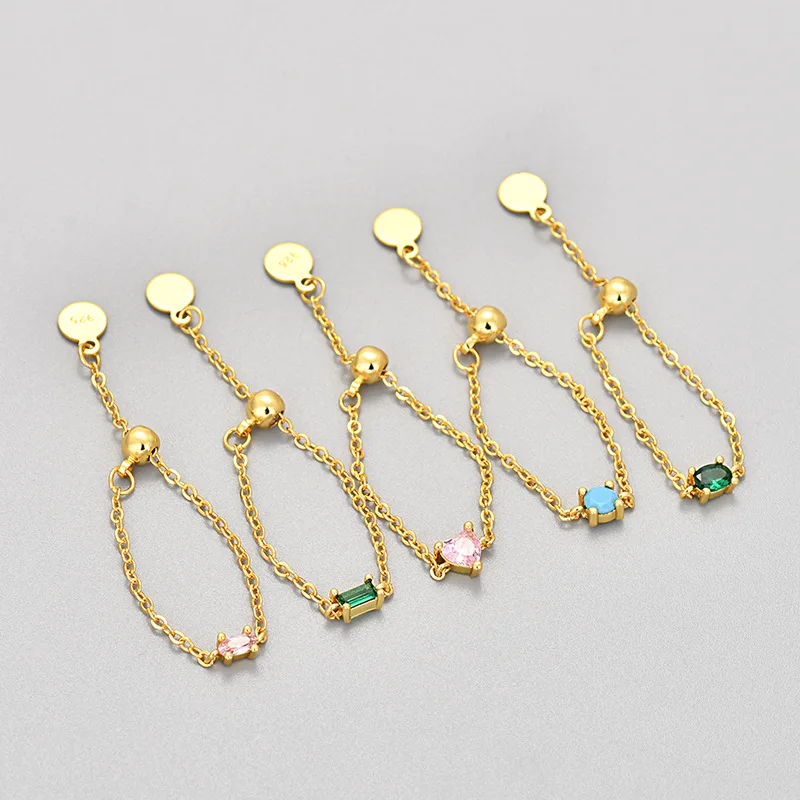 

Европейская и американская мода, легкое роскошное красочное выдвижное кольцо с бриллиантовой цепочкой для женщин, ретро-дизайн для указательного пальца.