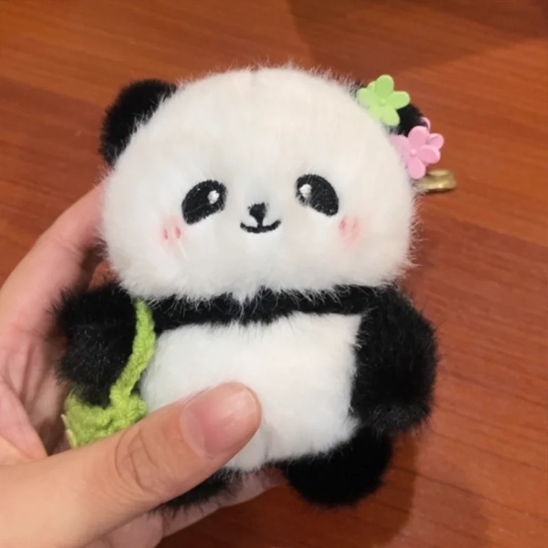 Camera Messenger Bag Floral Panda Plush Toy Backpack Small Pendant Doll Chengdu China Base Same Style Collectible Gift