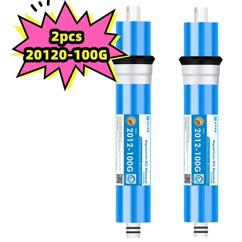 2 pz 75/100/125 gpd filtro ad osmosi inversa RO membrana 1812-75 2012-100/125G membrana filtri acqua cartucce filtro sistema ro