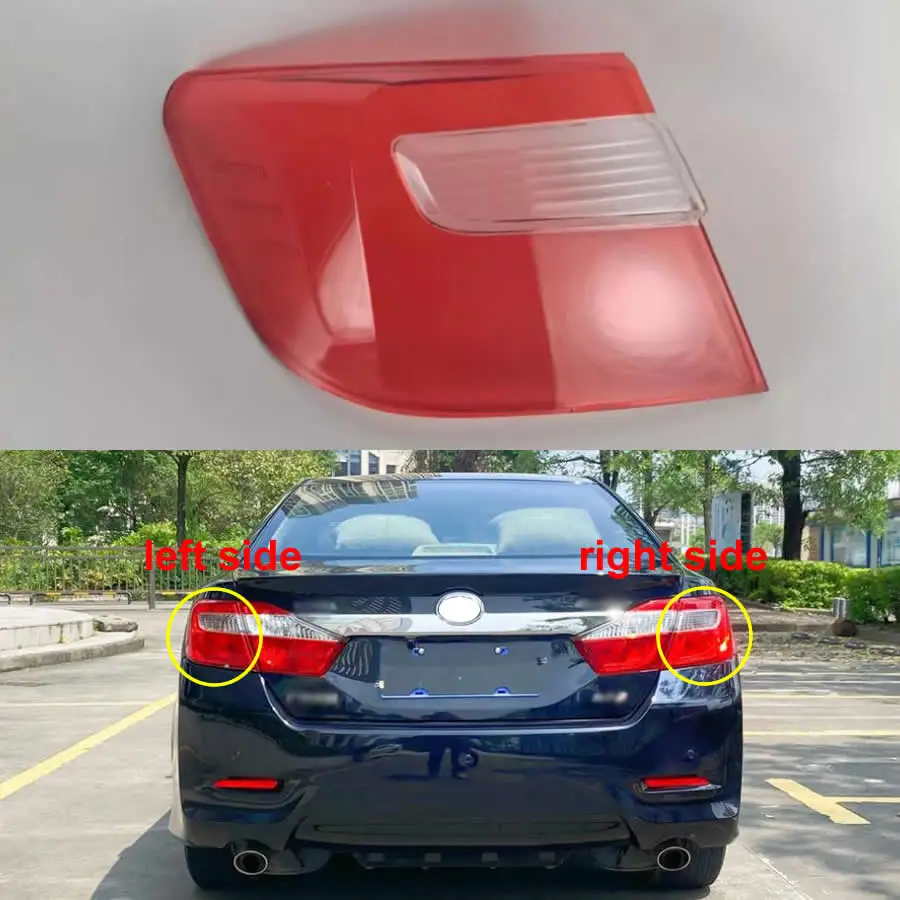 

Для Toyota Camry 2012-2014: Сменная внешняя крышка заднего фонаря, корпус заднего фонаря, маска стоп-сигнала, плексиглас