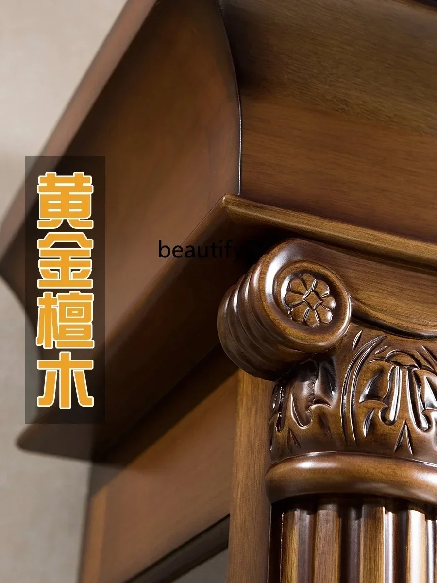 

ss7486 немецкий гермельный механизм, европейские часы для дедушки, механические часы для гостиной, резной классический медный ремень из массива дерева