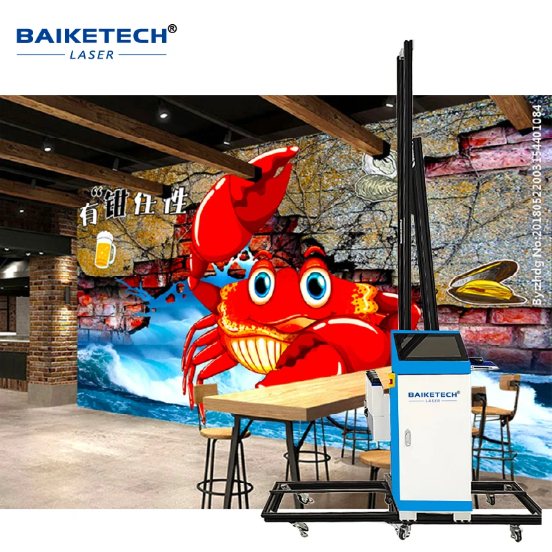 TH-UP900 โรงงาน 3D UV เครื่องพิมพ์อิงค์เจ็ทผนังแนวตั้งคู่ 4720 เครื่องพิมพ์ในร่มและกลางแจ้ง