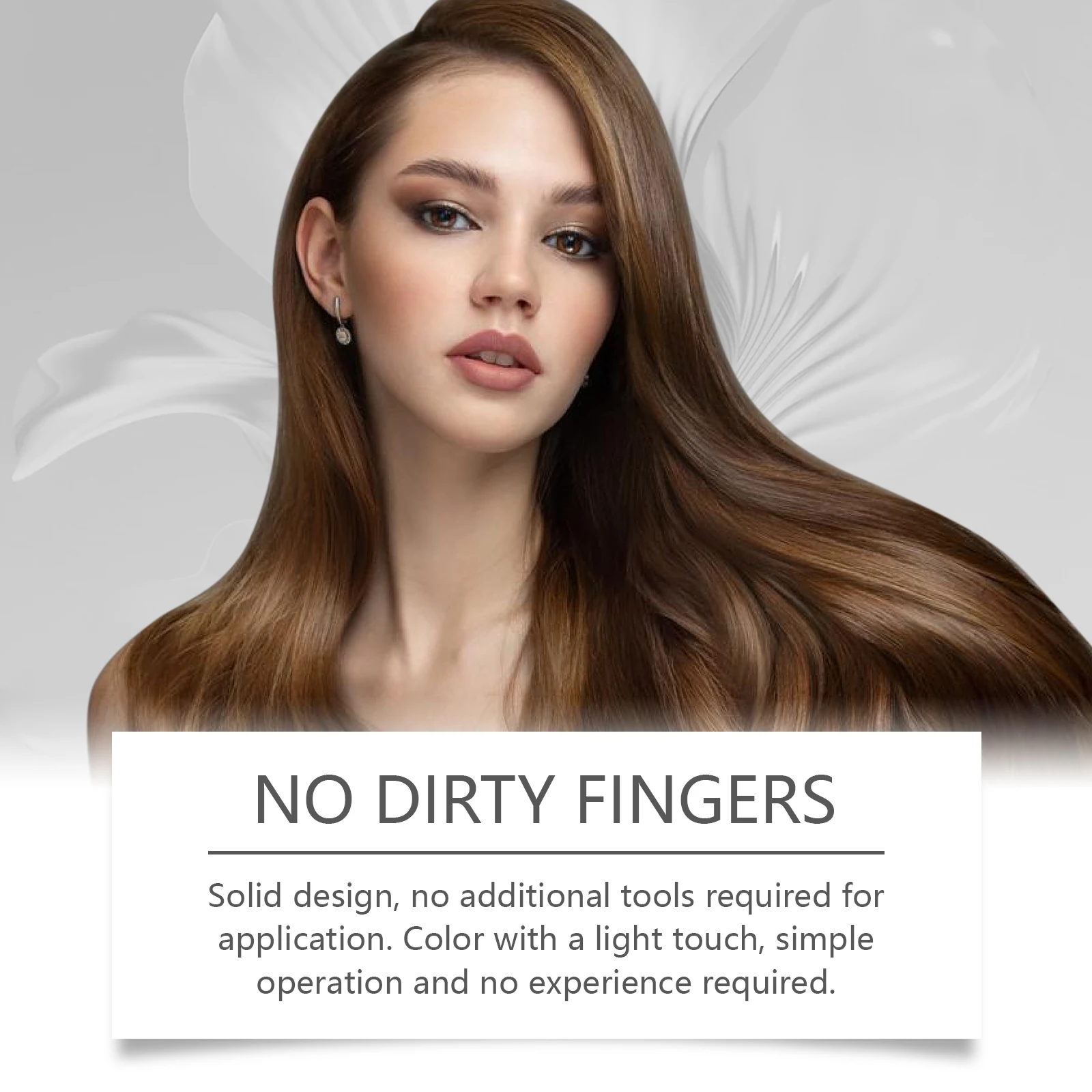 Hair Dye Stick Waterproof Quick Cover Gray White Hair Hairline Root Repair Black Brown Hair Natural  - usage example