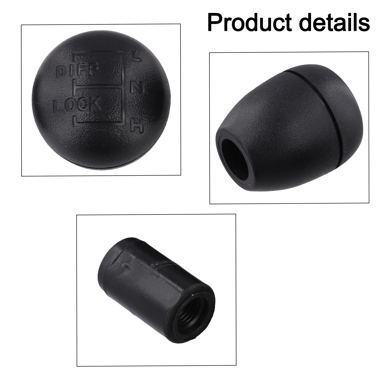 

Vehicle Interior Upgrade Shift Knob Kit Easy Installation Kit For Daily Use Performance High Universality Fitment