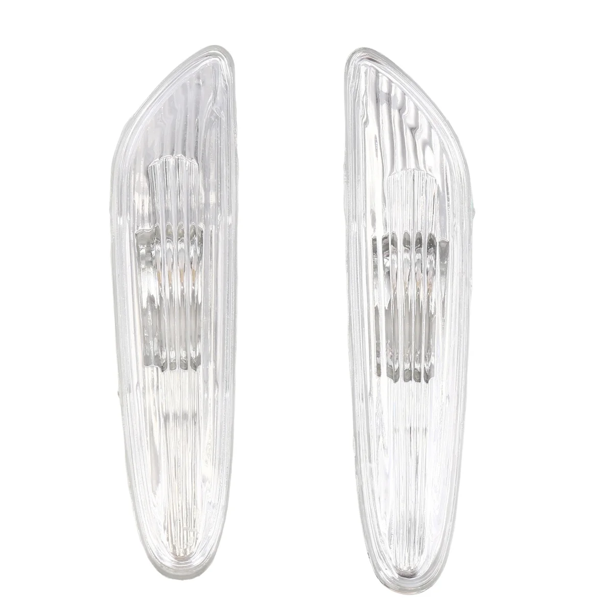 Clear Fender Side Marker Lights Indicator Turn Signal Lights for BMW 5-Series E60 E61 2004-2009 63137165741 63137165742