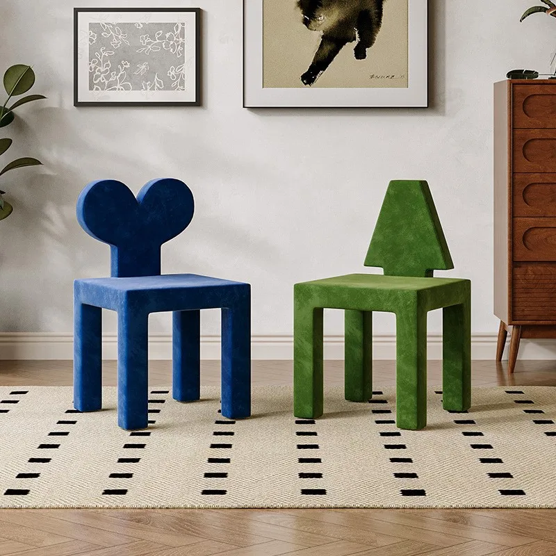 Diseño de forma de estilo Simple italiano se puede utilizar en la sala de estar, taburete de comedor, silla de vestidor de dormitorio o silla de ocio para el hogar
