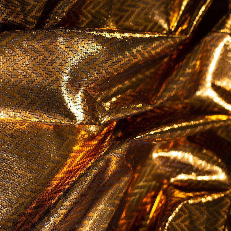 Tissu en cuir doré diamant Ber - Is Sewing Textile Art avis et prix