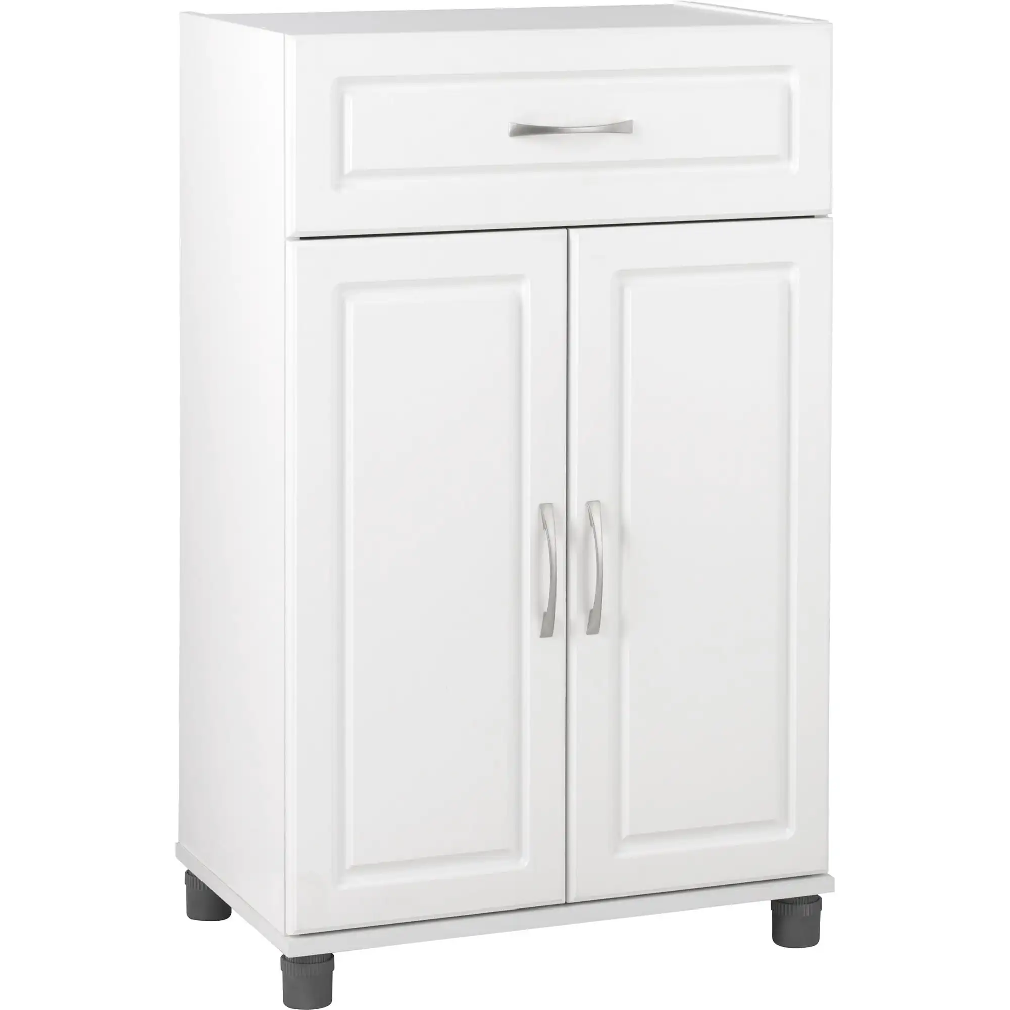 Kendall 24" 1 Drawer/2 Door Base Garage Storage Cabinet, White