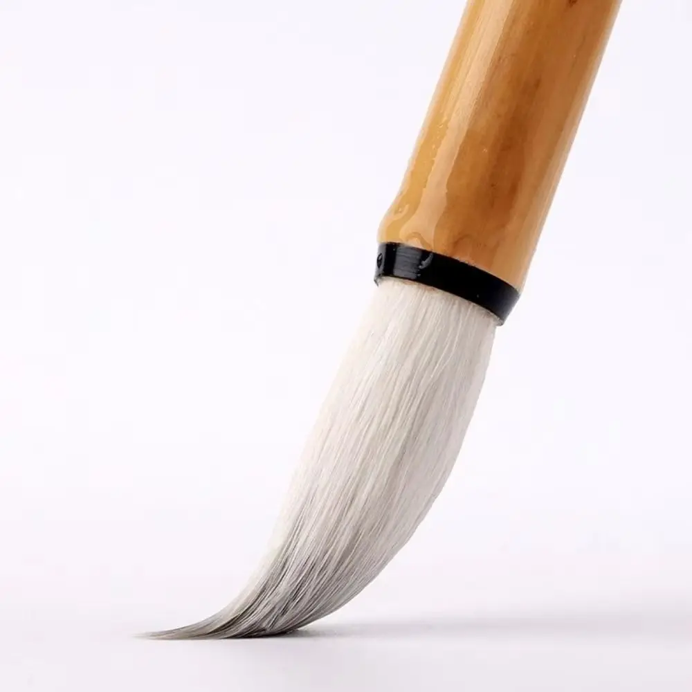 3pcs Wolf Hair Chinese Calligraphy Brush Bamboo Handle Natural Art Paint Brush Flexible Tip Chinese Ink Brush Cursive