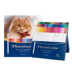 Aibelle Phoenixcolor 72/48/36Colors Colored Pencils Professional Chinese Style Oil Color Pencil For Drawing Student Art Supplies