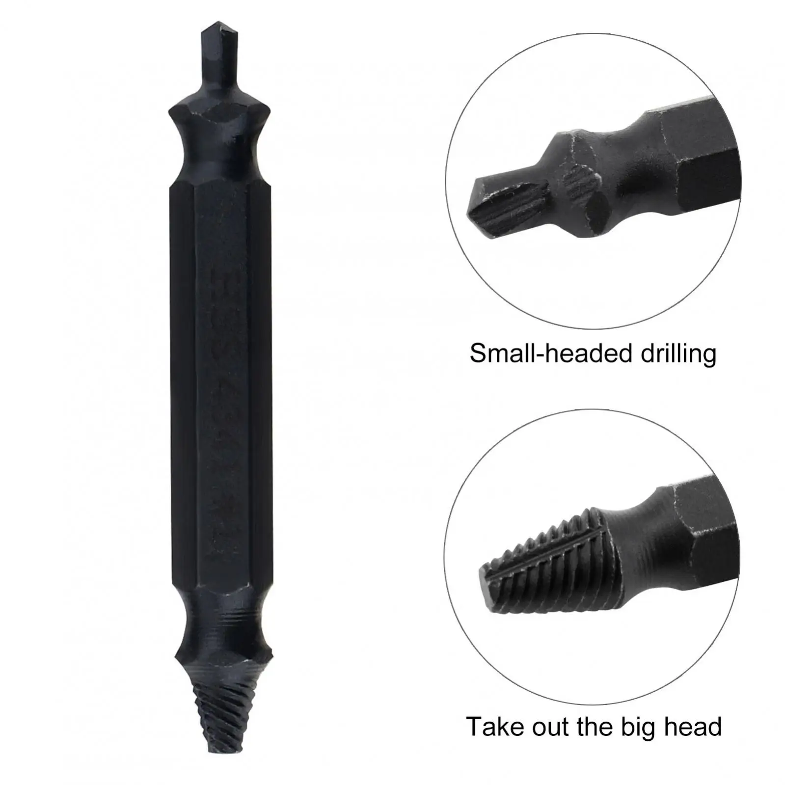 Imagem -06 - Kit Extrator de Parafuso Danificado Hss Feito Aço de Alta Velocidade Ferramenta Removedor de Parafuso Quebrado para Parafusos Porcas Parafusos 4341 Pcs