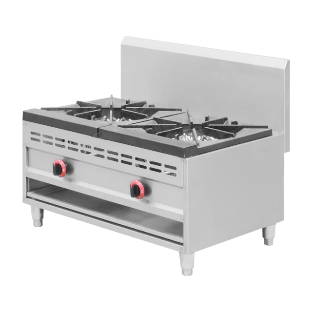 Commercial Asian Restaurant Kitchen Equipment High Power Chinese Burner Wok Gas Range  China Gas Stove Cooker  BN-HXR-2
