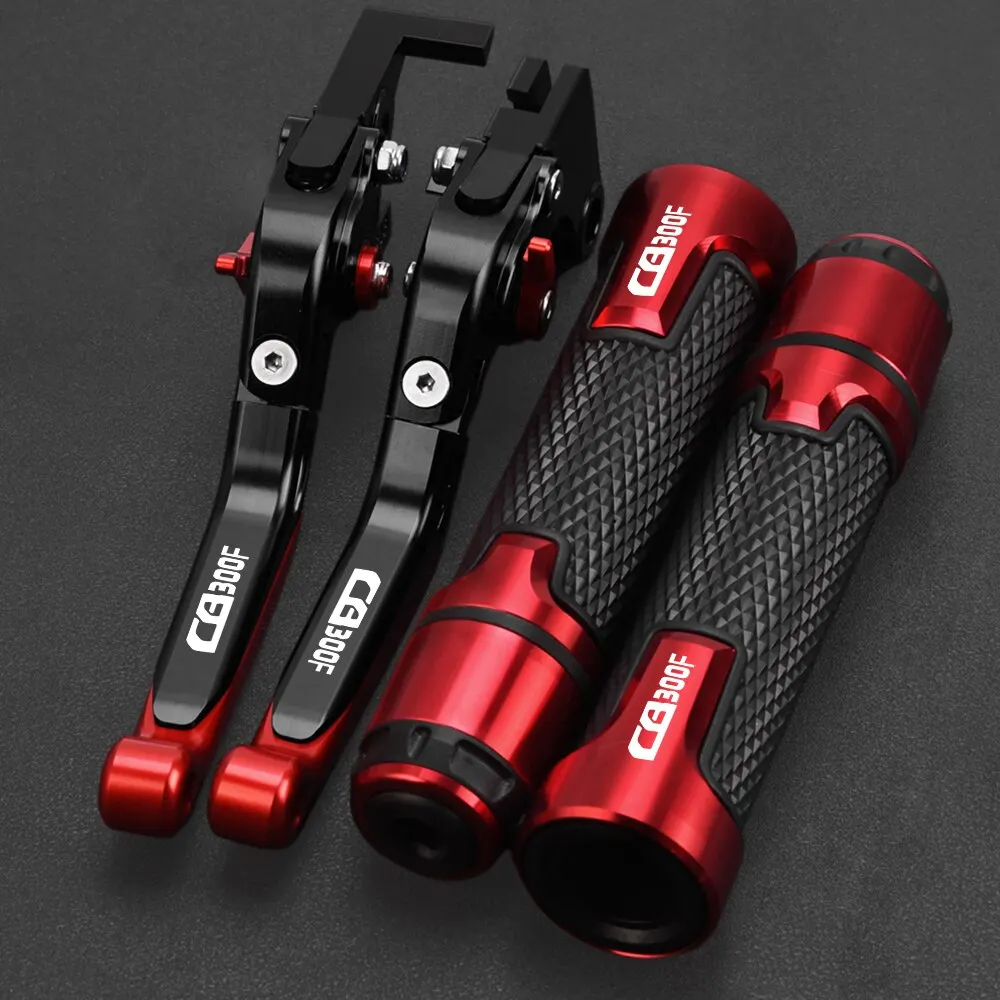 

Motorcycle Aluminum Adjustable 2014-2018 2017 2016 Brake Clutch Levers Handlebar Hand Grips Ends FOR HONDA CB300F CB300F CB300F