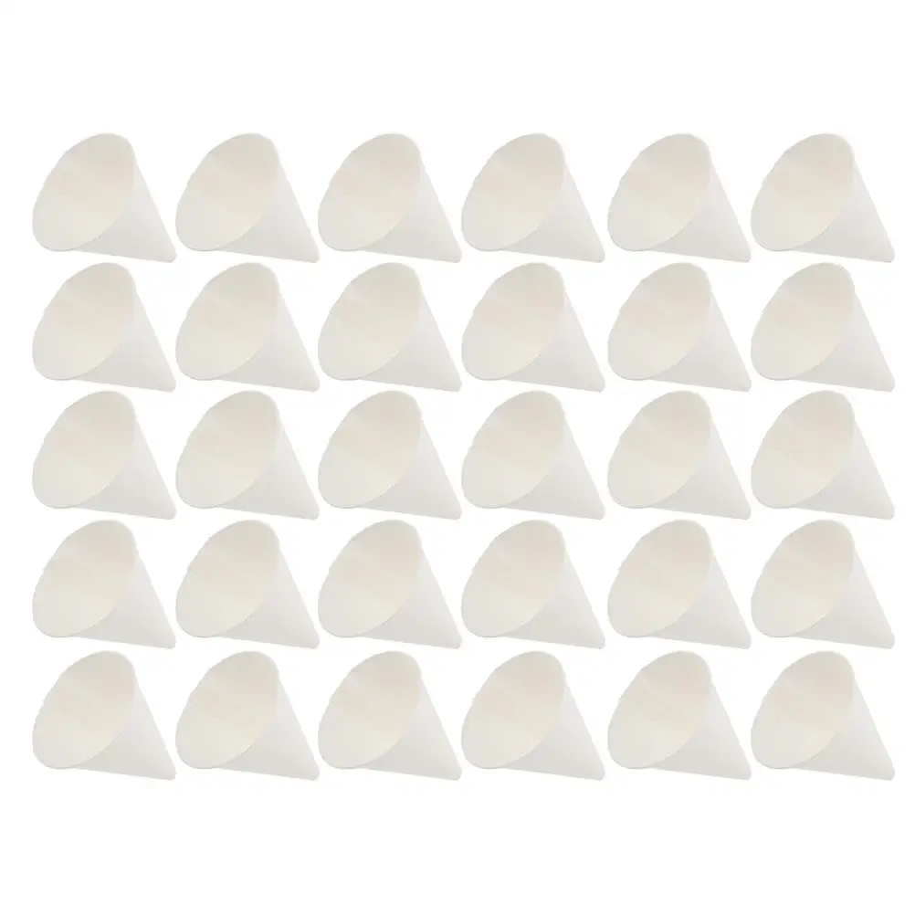 

50 PCS Draining Disposable Oil Funnel Funnels for Filling Bottles Coolant White Paper Flexible Change