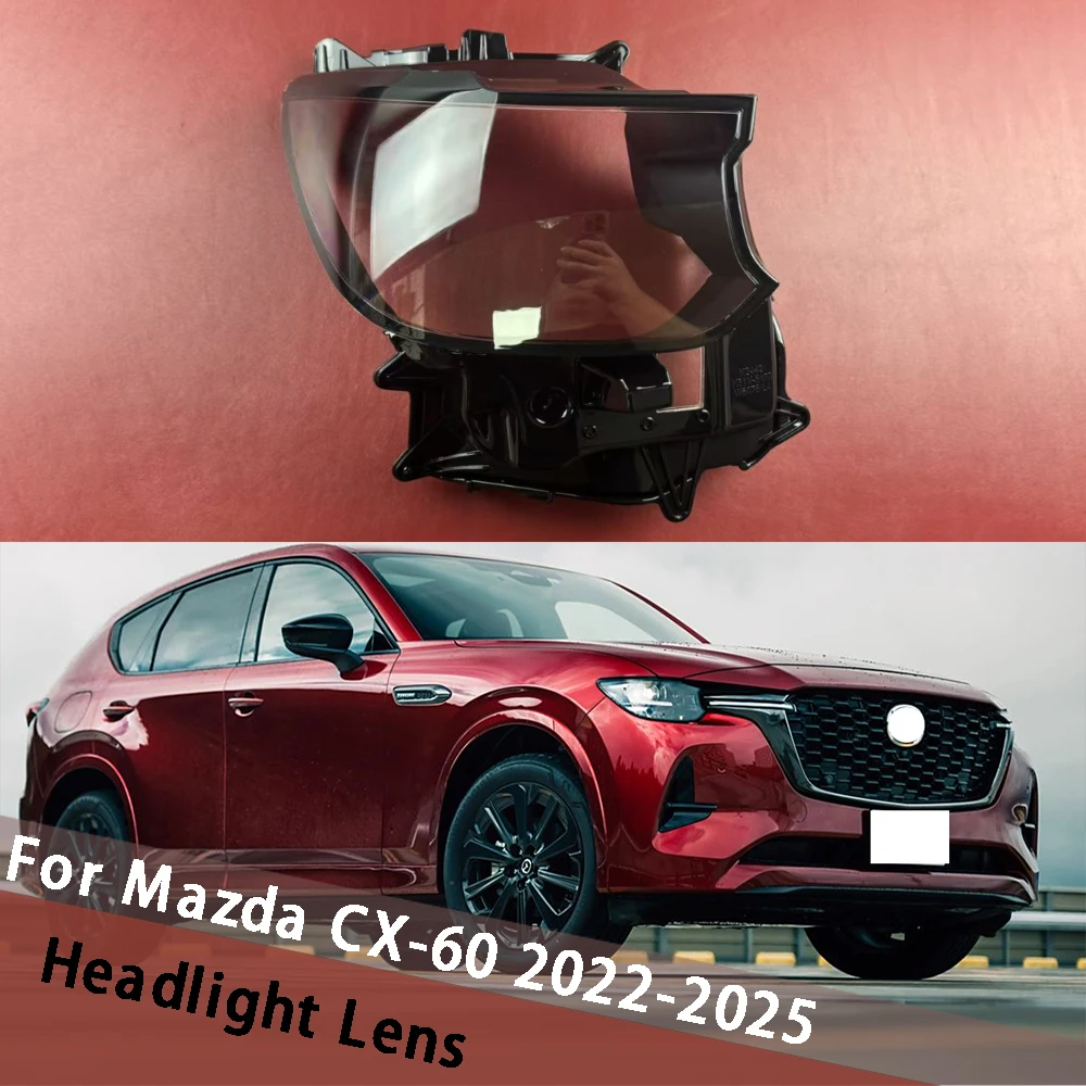 

Для Mazda CX-60 2022-2025 прозрачная крышка абажур фары корпус линзы из плексигласа замена оригинального абажура