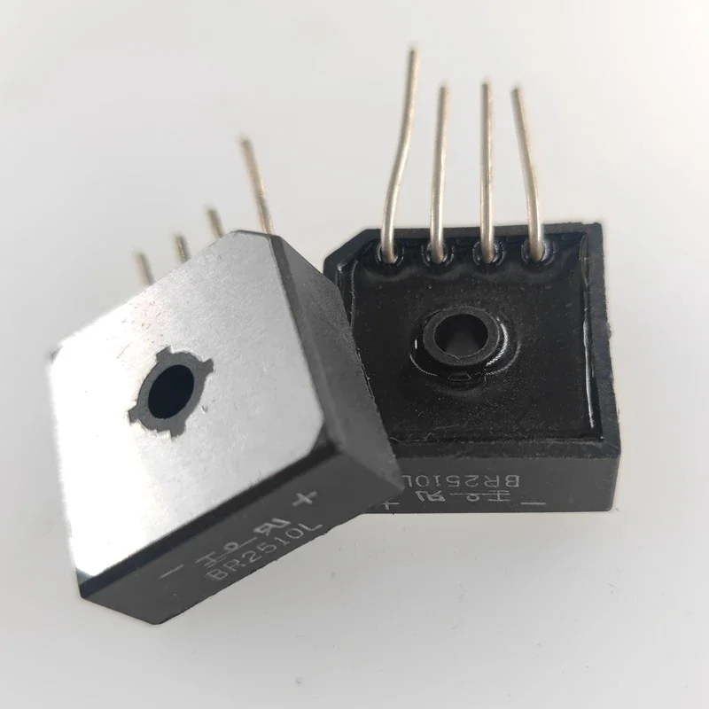 BR2510L new original 25A1000V Single row round pins of bridge rectifier