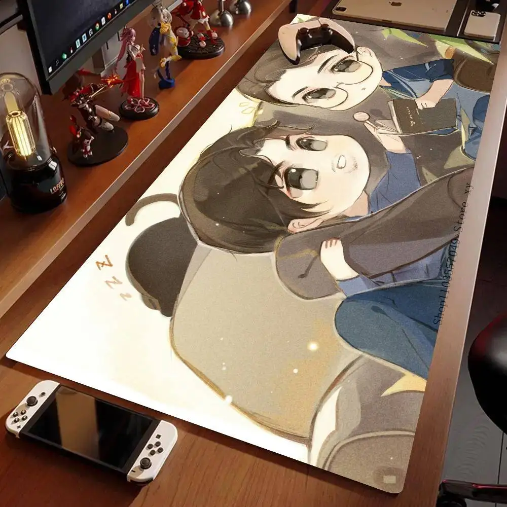 Anime G-Guardian Zhen Hun Mousepad Non-slip Suitable For Office Computers Laptops E-sports Game Desk Mats XXL Keyboard