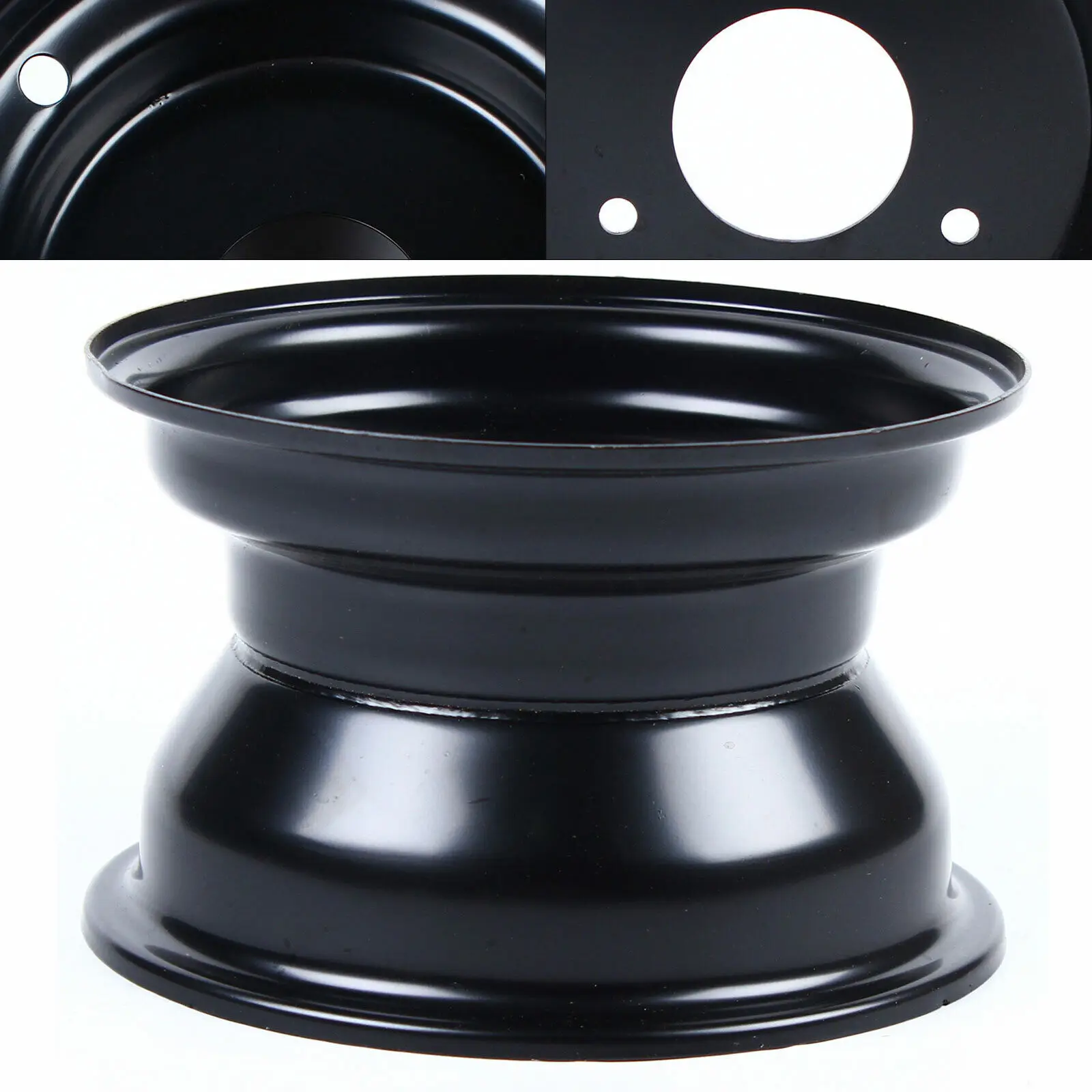 7-Inch All-Terrain Wheel Rim for 16x8-7 Tires, 3 Lug 78mm, Quad ATV, 125cc Go-Kart, Radiator