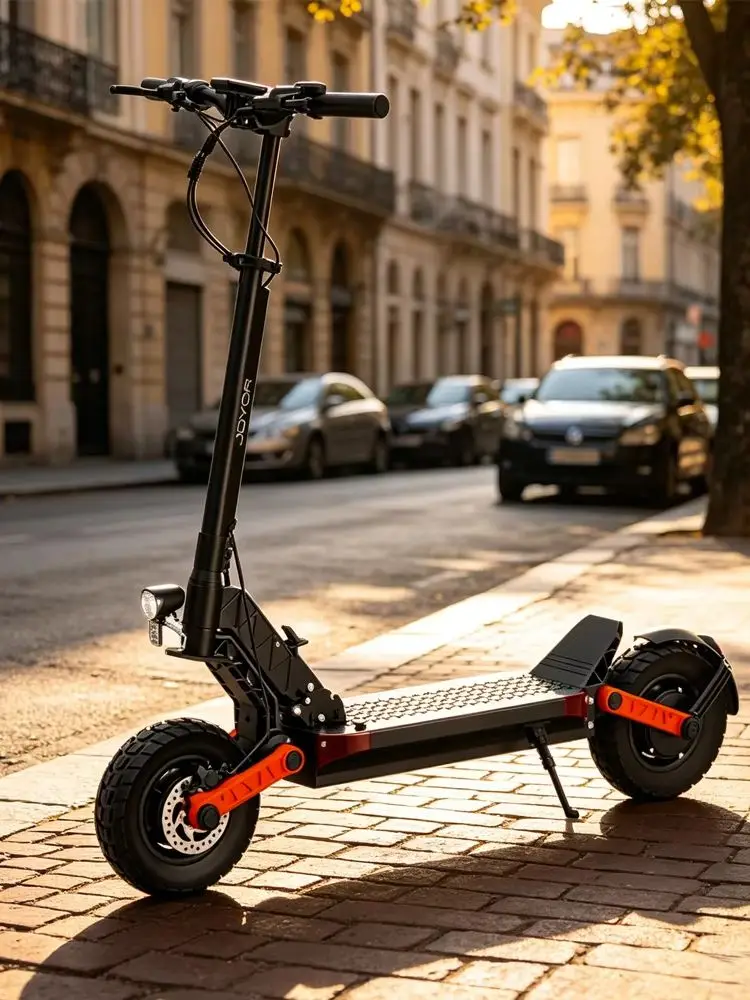 JOYOR S10-S-Z Faltbarer Elektroroller mit 2000W Motor, 60V18AH Batterie, 75KM Reichweite & 60KM/H Höchstgeschwindigkeit, 10 Zoll Reifen, Elektroroller für den Stadtverkehr
