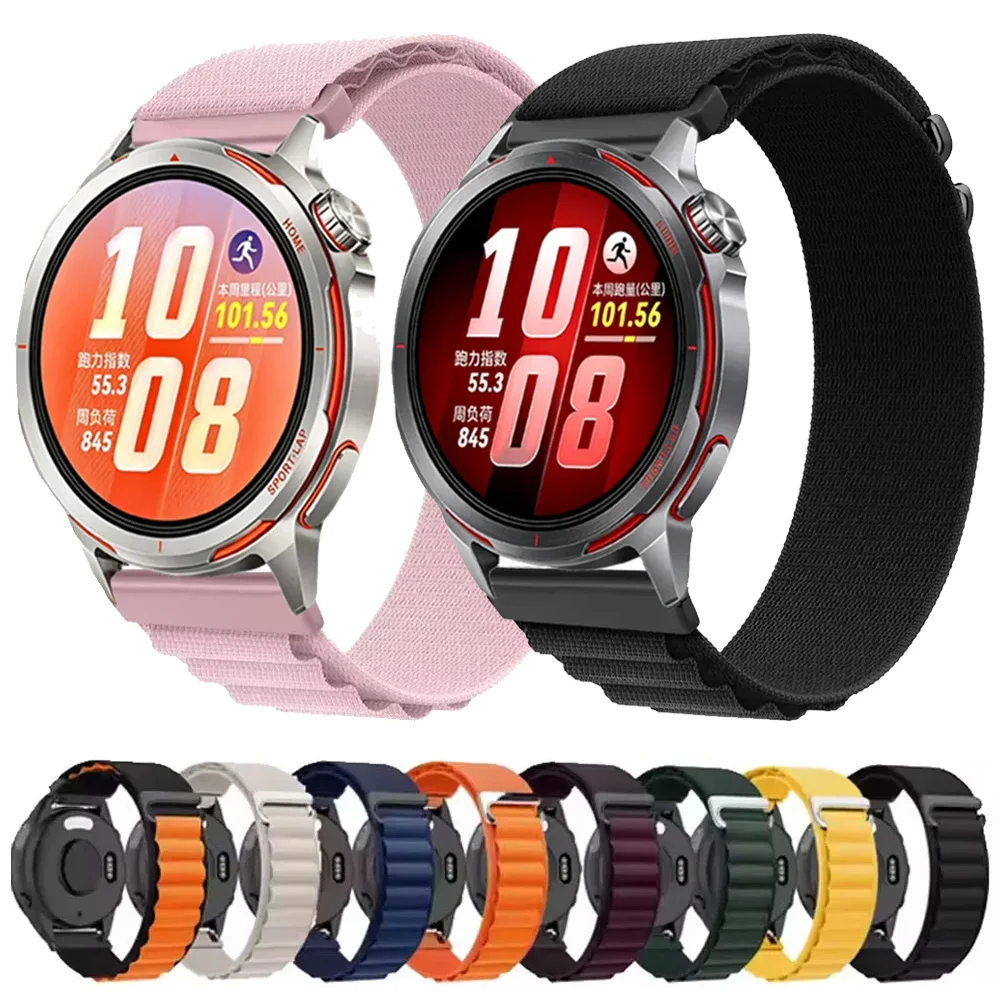 22mm 20mm Alpine Loop Nylonarmband für Huawei Watch GT Runner 2 Atmungsaktives Armband für Huawei Watch Ultimate 2 GT6-5 46mm