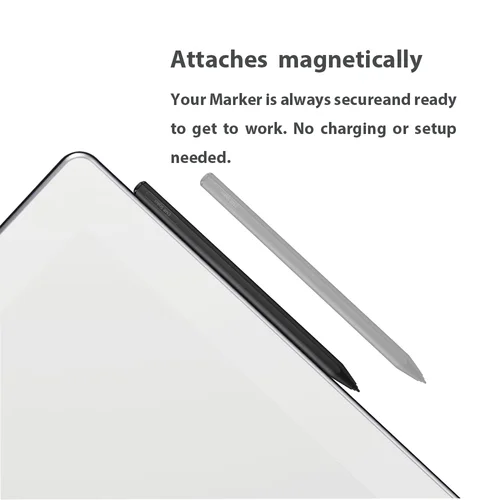 Imagen 2 del producto Para bolígrafo reMarkable 2 con borrador de sensibilidad a la presión 4096, lápiz óptico EMR con sensor de inclinación y rechazo de palma para accesorios reMarkable