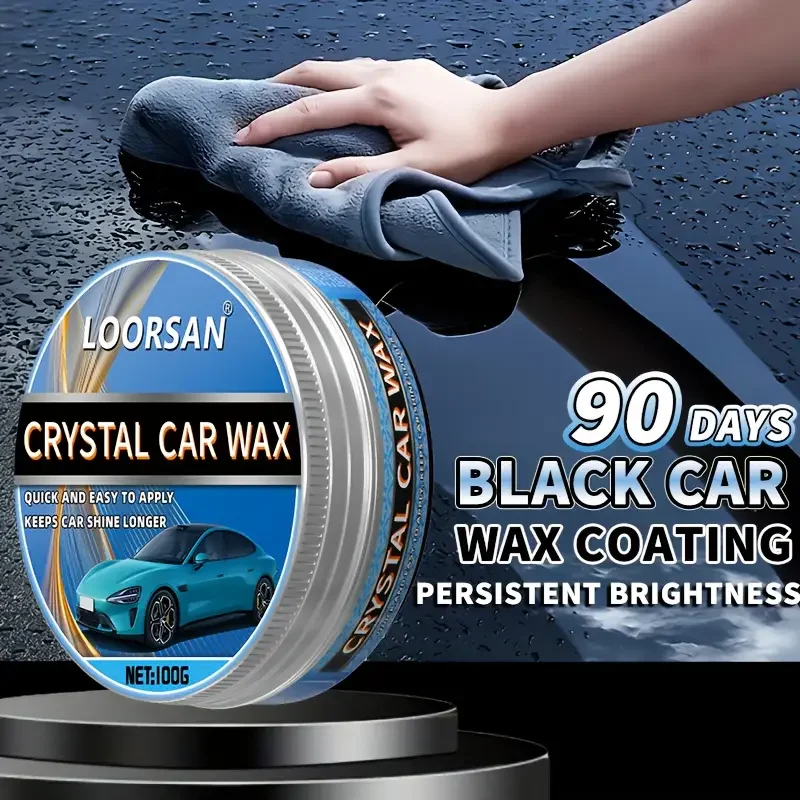 High-quality Black Car Wax and Polishing Kit - Removes Scratches, Provides High Gloss Protection, Enhances Brightness