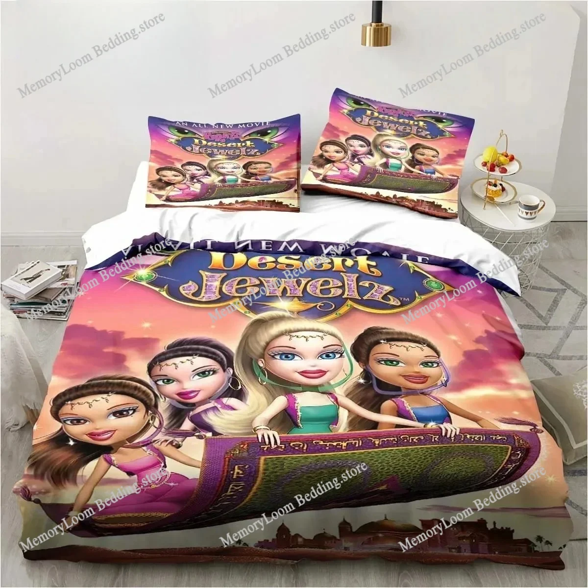 

Cartoon B-Bratz 3D Print Kawaii Girls Bedding Set Single Twin Full Queen King Size Bed Set Adult Kid Girls Bedroom Bedding Gift
