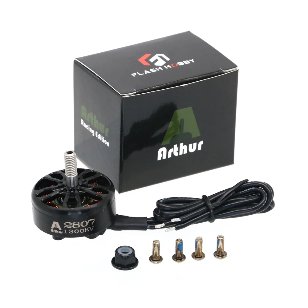 4pcs FLASHHOBBY Shirke A2807 2807 1300KV Brushless Motor for FPV Freestyle 7inch Long Range LR7 Drone Model thumbnail 5