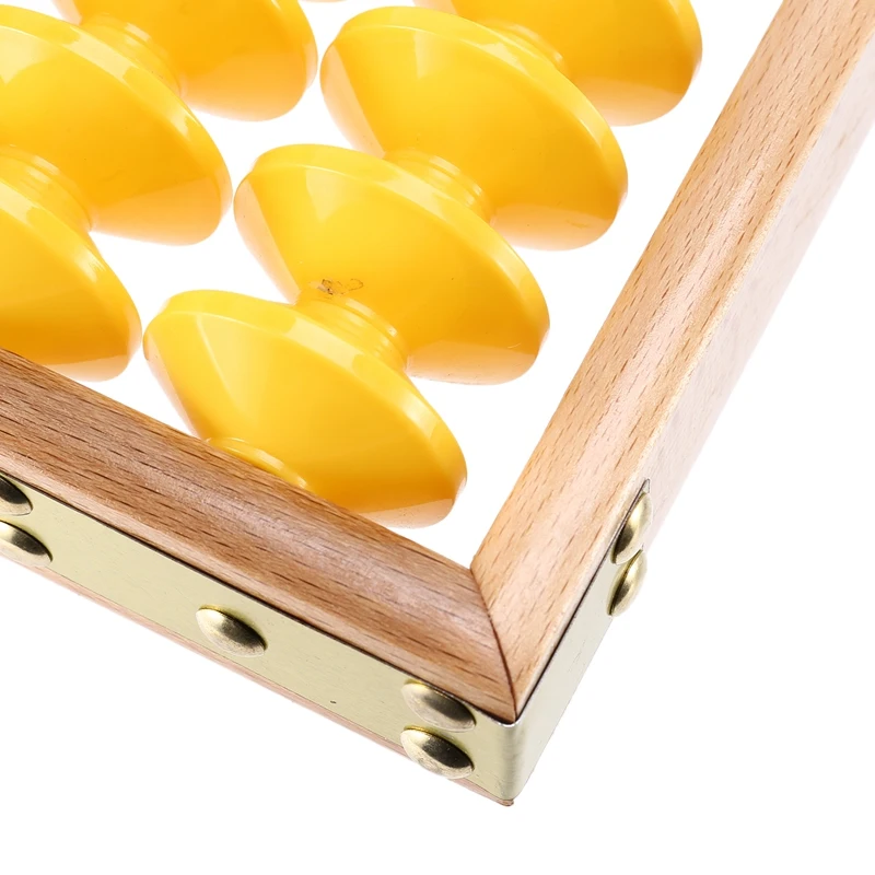 7 Column Non-Slip Hanging Wooden Abacus Chinese Soroban Educational Tool Mathmetic Calculator For Student Teacher