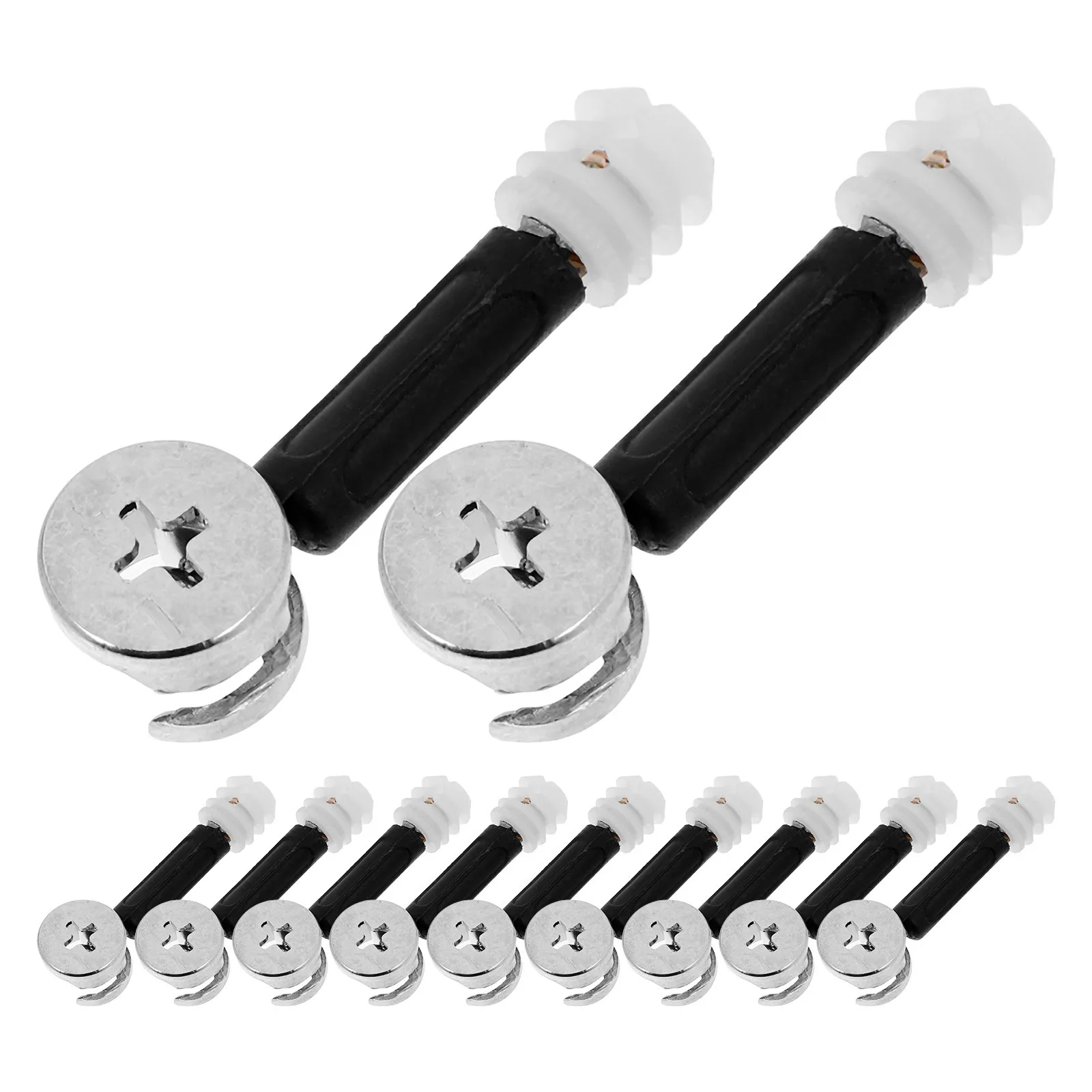 

50Pcs Furniture Cam Lock Fittings Adjustable Design Secure Fastening Metal Connectors for Cabinets Wardrobes Drawers DIY