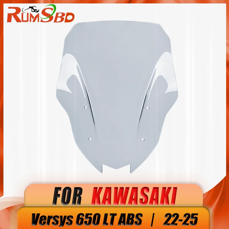 

For Versys 650 LT ABS 2022-2025 Sport Touring Motorcycle Windscreen Windshield Deflector Durable for Enhanced Riding Experience