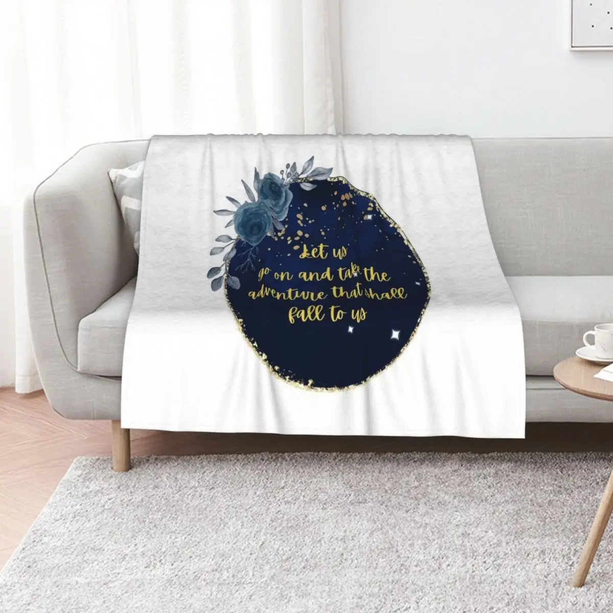 Let us go on and take the adventure that shall fall to us -Narnia Throw Blanket Furrys For Baby Blankets