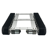 T60 tracked tank aluminum alloy robot model DIY supports the development of four-wheel drive tracked vehicles