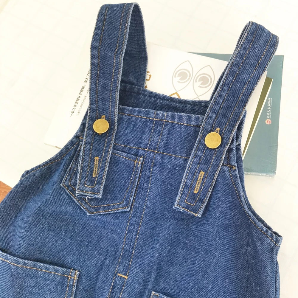 IENENS Toddler Infant Boys tuta Denim salopette salopette neonata buco Jeans pantaloni lunghi vestiti abiti Fit 0-4 anni