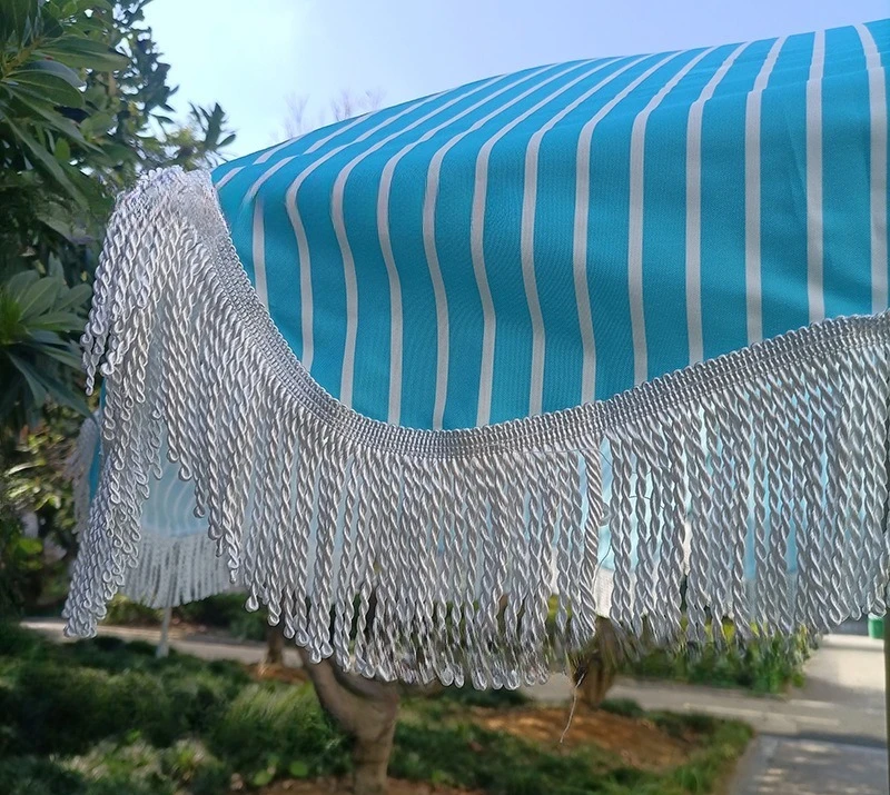 

Blue Garden Sun Umbrella Advertising Camping Promotion Beach Folding