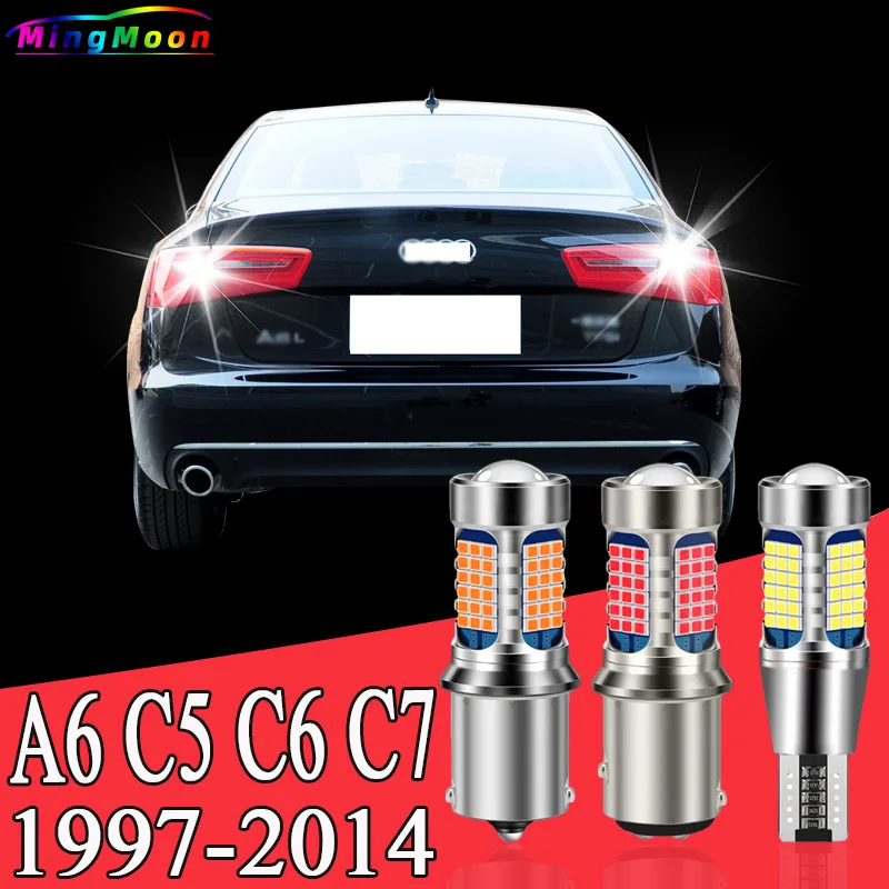

2pcs LED Reverse Light For Audi A6 C5 C6 C7 1997-2014 2004 2005 2006 2007 2008 2009 2010 2011 2012 2013Backup Bulb Accessories