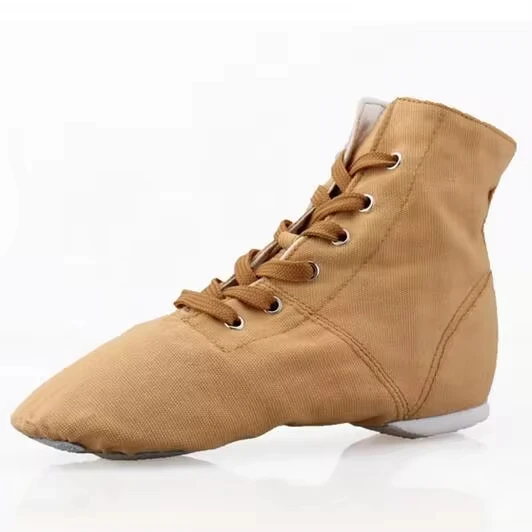 New 2024 Men Women Sports Dancing Sneakers Jazz Dance Shoes Lace Up Dancing Boots Blue Red Black Tan Green White