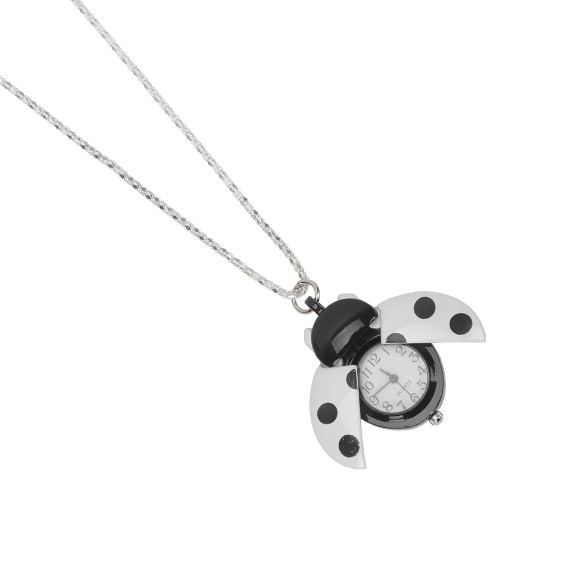 

Vintage Ladybug Pocket Watch Shape Alloy Retro Quartz Kids Gift Portable Timepiece Kids Pocket Watch For Children